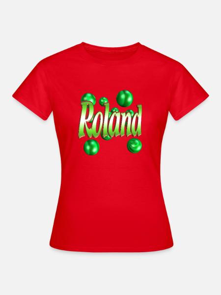 roland2 - Frauen T-Shirt - Rot