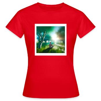 Amour-propre - T-shirt Femme - rouge - Devant - AI Model Female 172 dark (172cm)