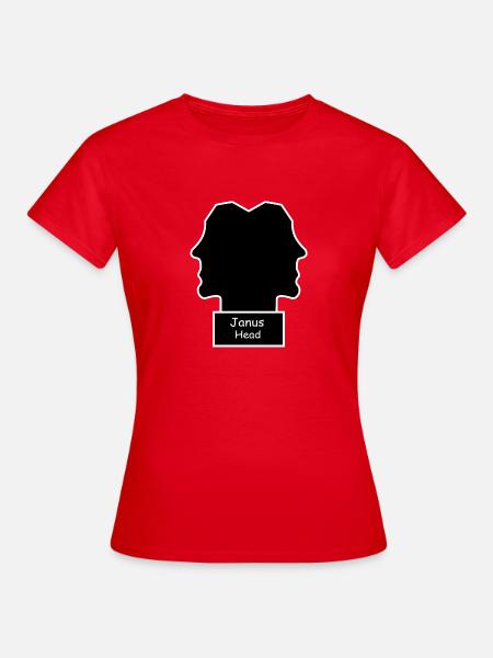 Janus Head - Frauen T-Shirt - Rot