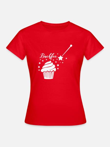 backfee 01 - Frauen T-Shirt - Rot