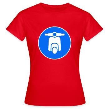 Scooter - Women's T-Shirt - red - Front - AI Model Female 172 dark (172cm)