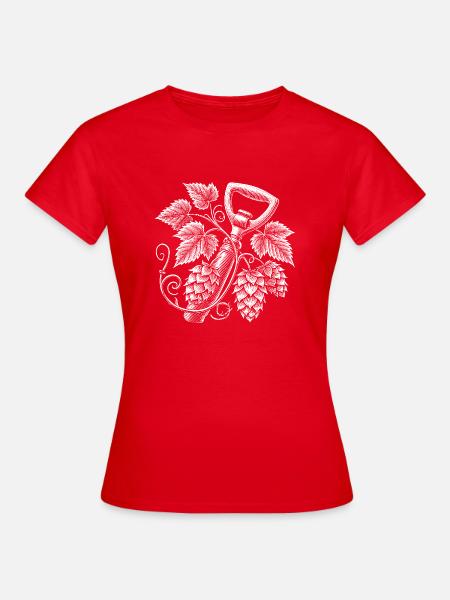 Hopfen - Frauen T-Shirt - Rot