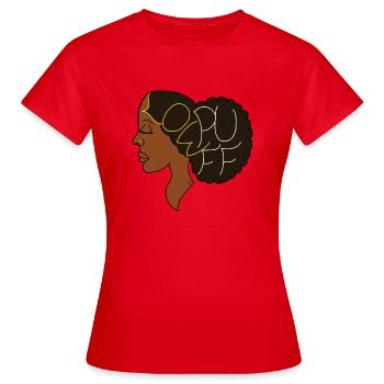 Low Puff - Women's T-Shirt - red - Front - AI Model Female 172 dark (172cm)