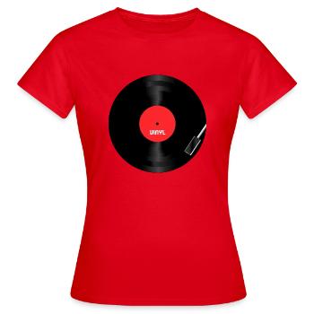 Vinyle - T-shirt Femme - rouge - Devant - AI Model Female 172 dark (172cm)