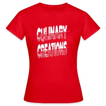 joke creative thinking fostering creativity funny - Women's T-Shirt - red - Front - AI Model Female 172 dark (172cm)