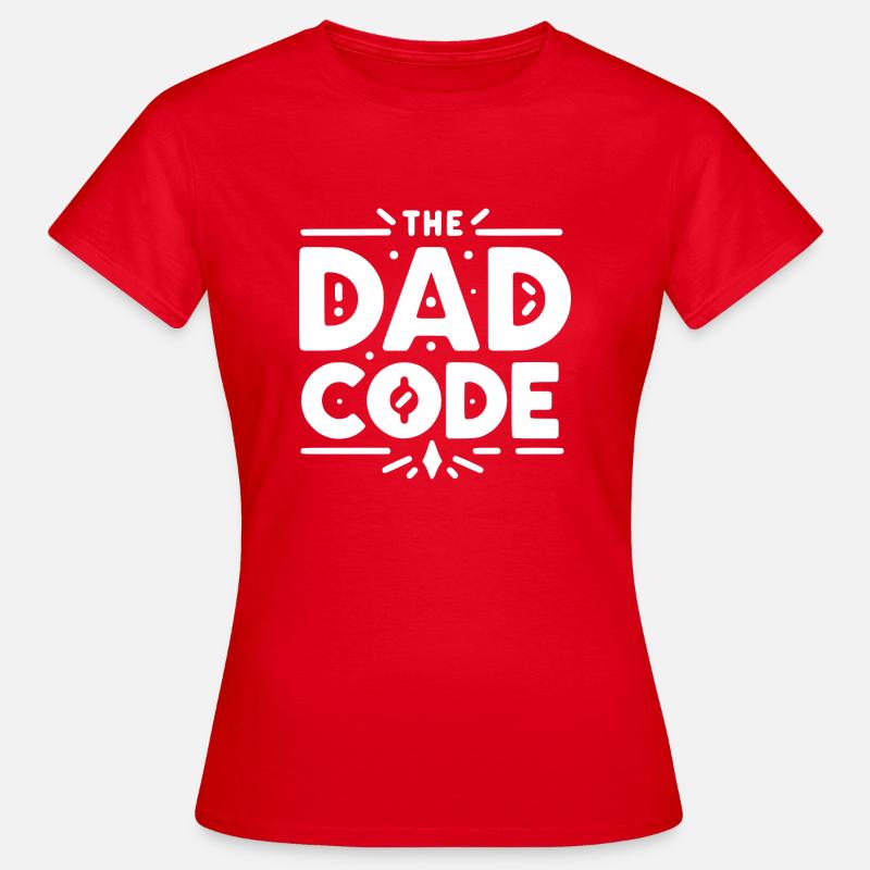 The Dad Code - Women's T-Shirt - red