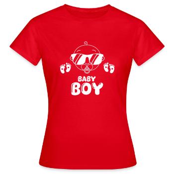 bébé - T-shirt Femme - rouge - Devant - AI Model Female 172 dark (172cm)