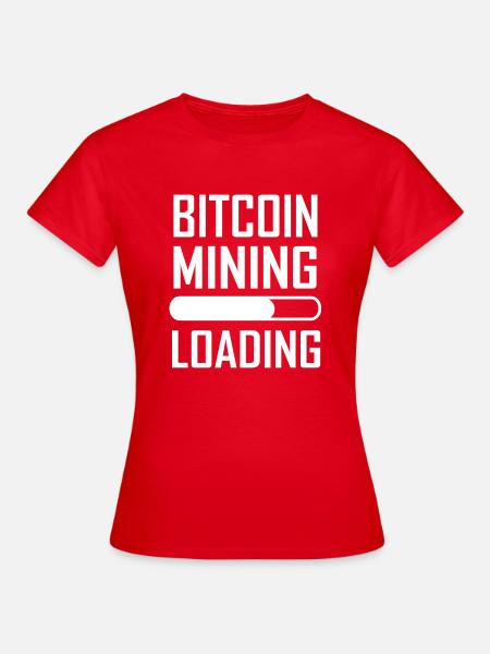 Crypto Bitcoin Trading - Frauen T-Shirt - Rot