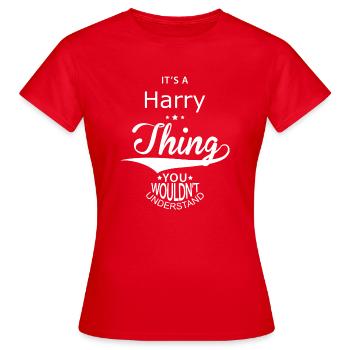 harceler - T-shirt Femme - rouge - Devant - AI Model Female 172 dark (172cm)