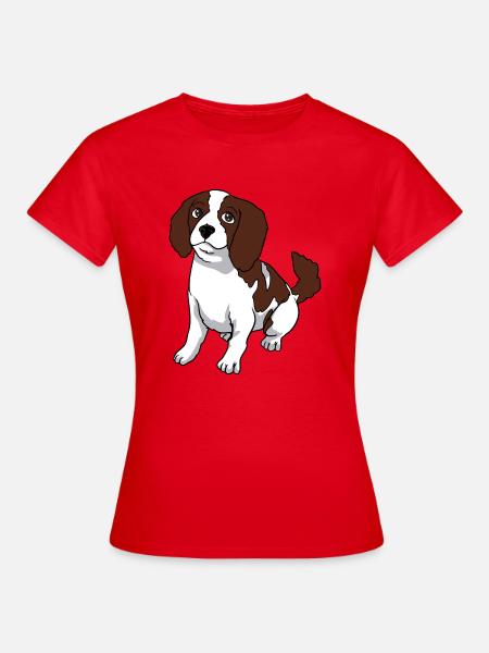 Cavalier King Charles Spaniel Hund - Frauen T-Shirt - Rot