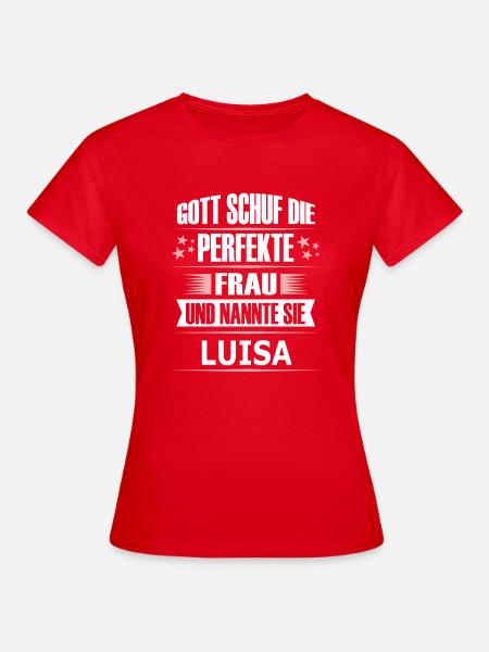 LUISA - Frauen T-Shirt - Rot