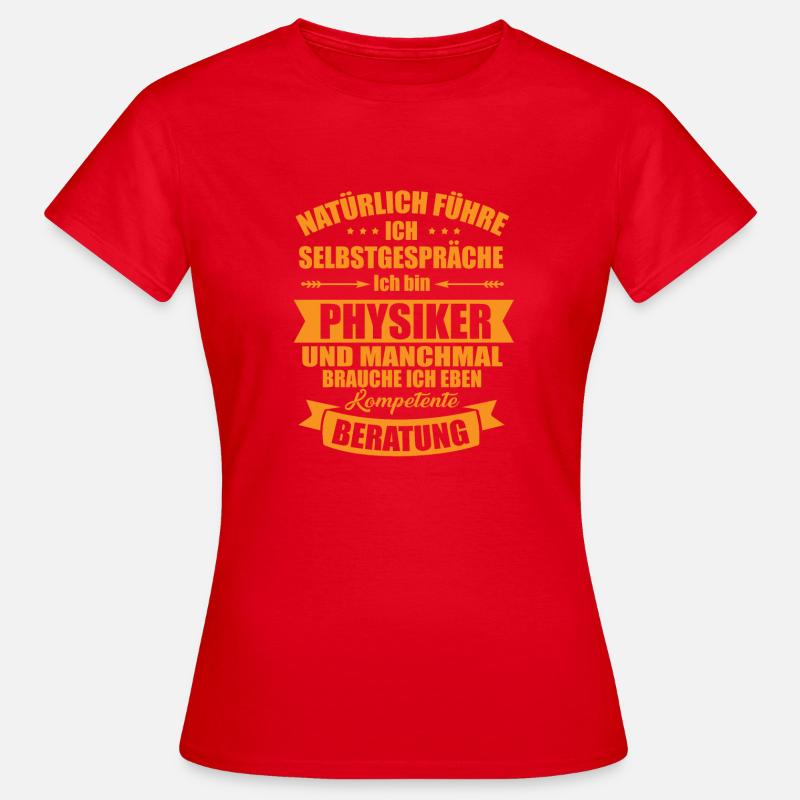 physics - Women's T-Shirt - red