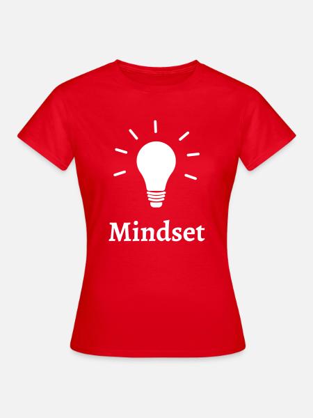 Growth Mindset - Frauen T-Shirt - Rot
