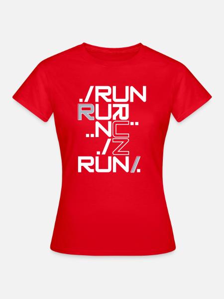 Run - Frauen T-Shirt - Rot