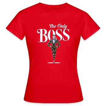 The Only - T-shirt Femme - rouge - Devant - AI Model Female 172 dark (172cm)