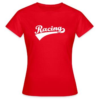 Racing - T-shirt Femme - rouge - Devant - AI Model Female 172 dark (172cm)