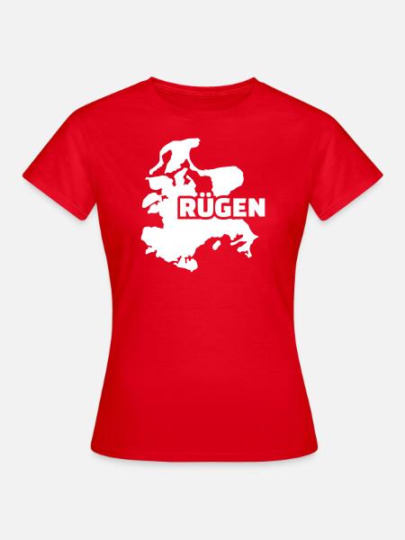 Rügen - Frauen T-Shirt - Rot