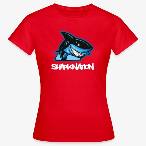 SHARKNATION / White Letters - Vrouwen T-shirt