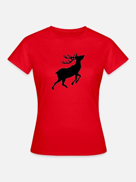 Deer - Frauen T-Shirt - Rot