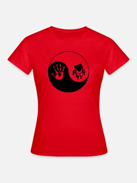 vegan - Frauen T-Shirt - Rot