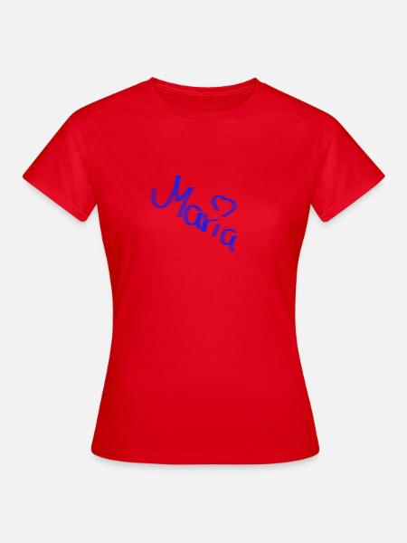 Maria - Frauen T-Shirt - Rot