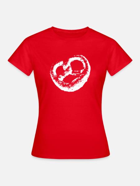 Brezel - Frauen T-Shirt - Rot