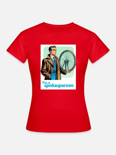 Spokesperson 1 - Frauen T-Shirt - Rot