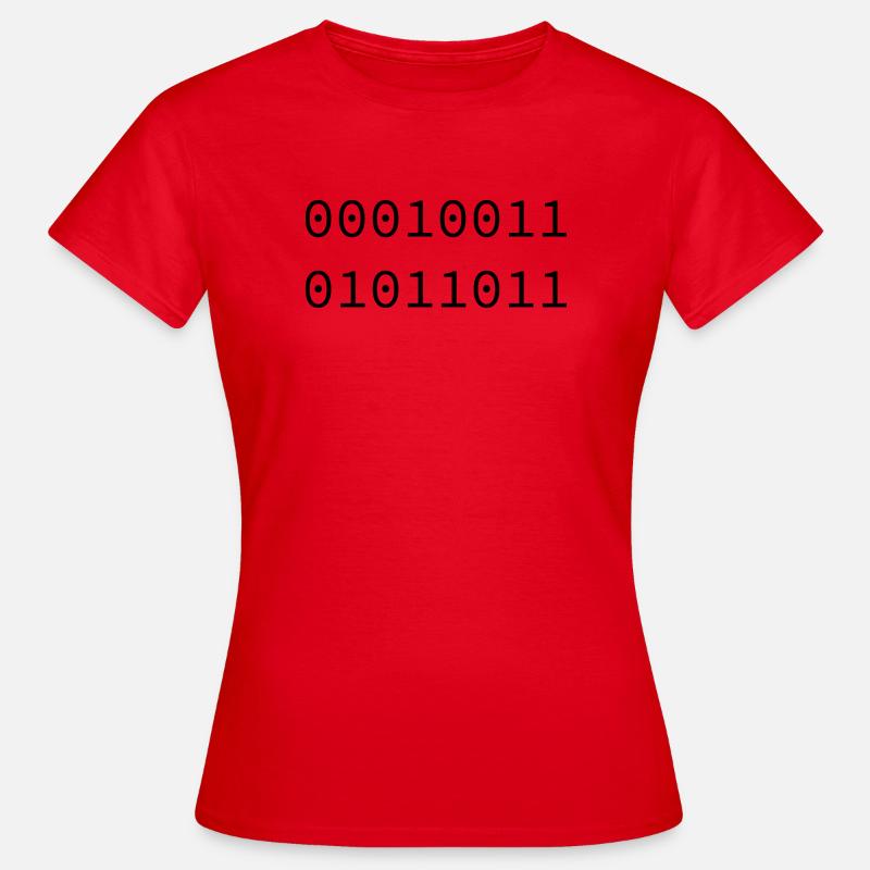 1991 Binary - Women's T-Shirt - red