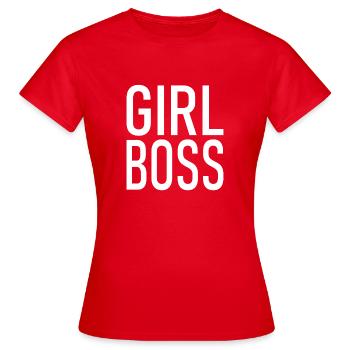 Fille Boss - Enfant - Fille - Fille - Princesse - T-shirt Femme - rouge - Devant - AI Model Female 172 dark (172cm)