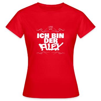 Koenig Alex Name - Frauen T-Shirt - Rot - Vorne - AI Model Female 172 dark (172cm)