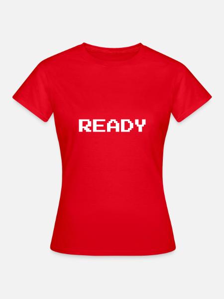 Ready Arcade Retro Gaming - Frauen T-Shirt - Rot