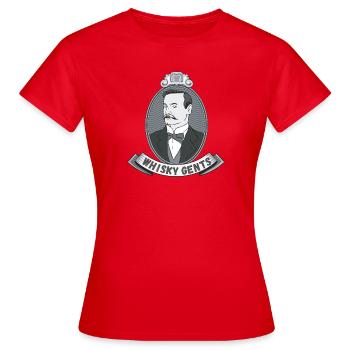 Whisky Gents | whisky - T-shirt Femme - rouge - Devant - AI Model Female 172 dark (172cm)