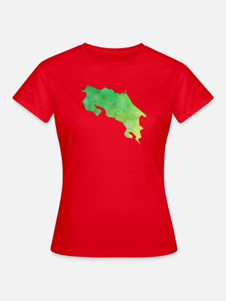 costa Rica - Frauen T-Shirt - Rot