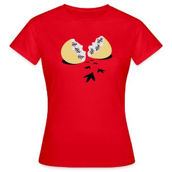 Prison Break - Frauen T-Shirt - Rot - Vorne - AI Model Female 172 dark (172cm)