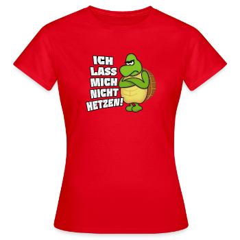 I let not rush me! - Women's T-Shirt - red - Front - AI Model Female 172 dark (172cm)
