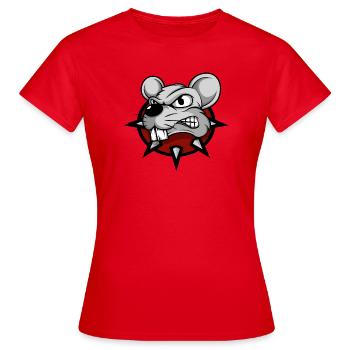 Souris souris mousy petites souris rat animal de compagnie - T-shirt Femme - rouge - Devant - AI Model Female 172 dark (172cm)