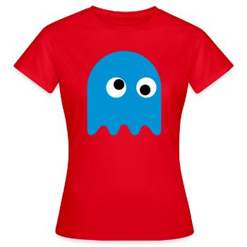 Game Classics Ghost - Women's T-Shirt - red - Front - AI Model Female 172 dark (172cm)