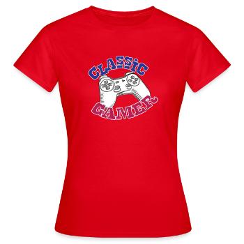 Cadeau de console de jeu - T-shirt Femme - rouge - Devant - AI Model Female 172 dark (172cm)
