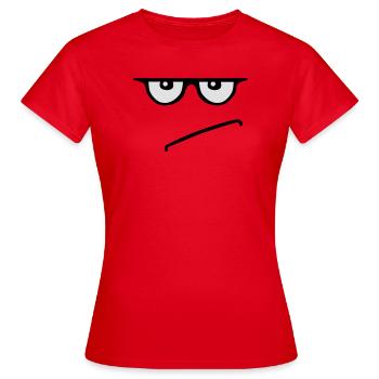 grumpy - Women's T-Shirt - red - Front - AI Model Female 172 dark (172cm)
