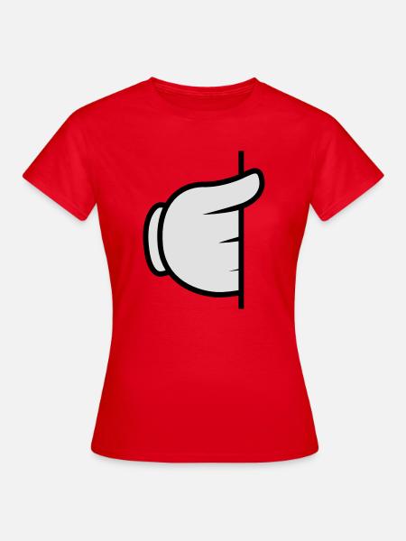 Napoleon Hand - Frauen T-Shirt - Rot