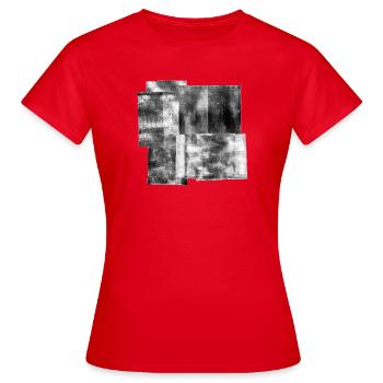 Encre roulée - T-shirt Femme - rouge - Devant - AI Model Female 172 dark (172cm)