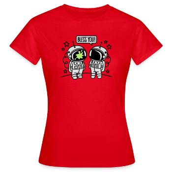 Bless you! - T-shirt Femme - rouge - Devant - AI Model Female 172 dark (172cm)
