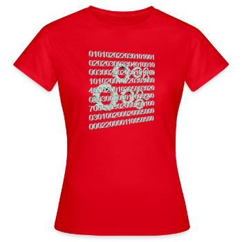Technology Technology - Women's T-Shirt - red - Front - AI Model Female 172 dark (172cm)