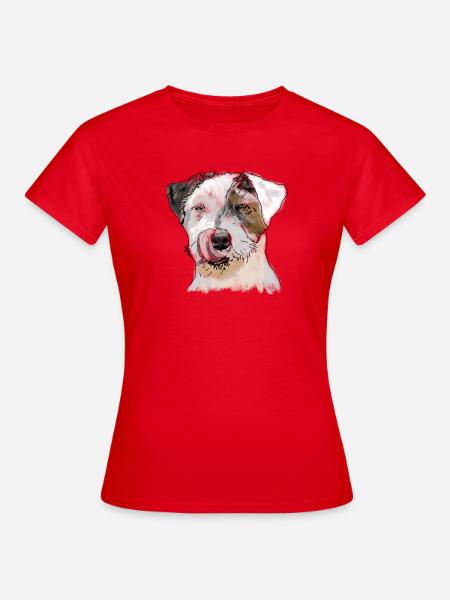 Terrier - Frauen T-Shirt - Rot