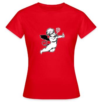 Demon-Ange - T-shirt Femme - rouge - Devant - AI Model Female 172 dark (172cm)