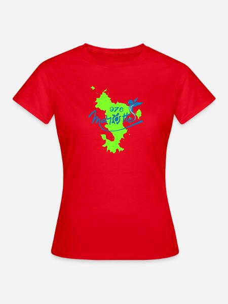 Mayotte - T-shirt Femme - rouge