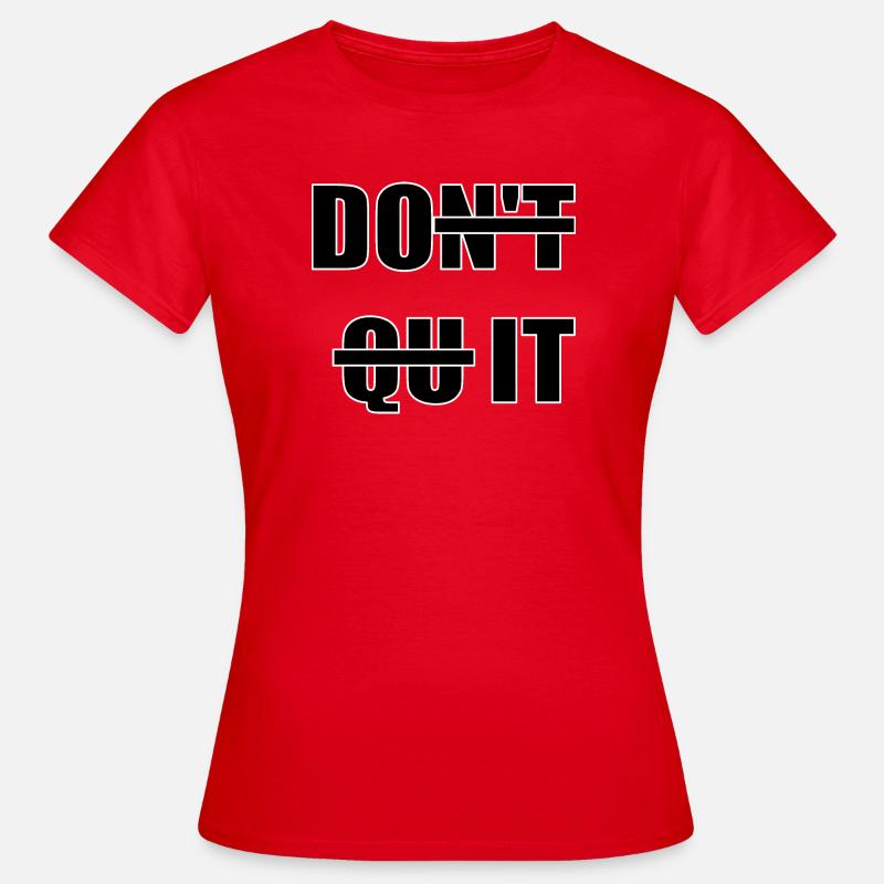 DO IT - Women's T-Shirt - red