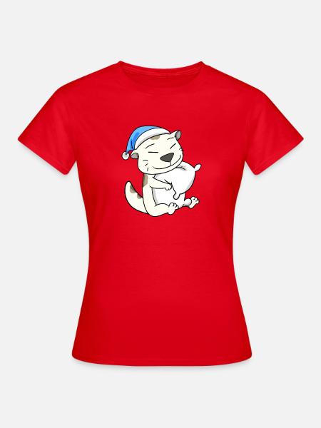 Katze Katzenrasse Devon Rex - Frauen T-Shirt - Rot
