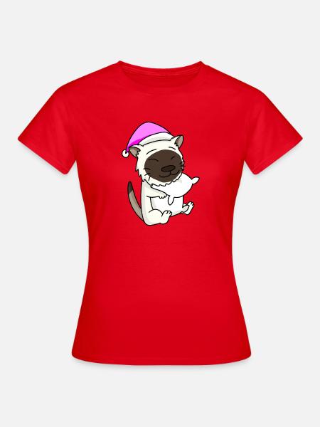 Katze Katzenrasse Birma - Frauen T-Shirt - Rot