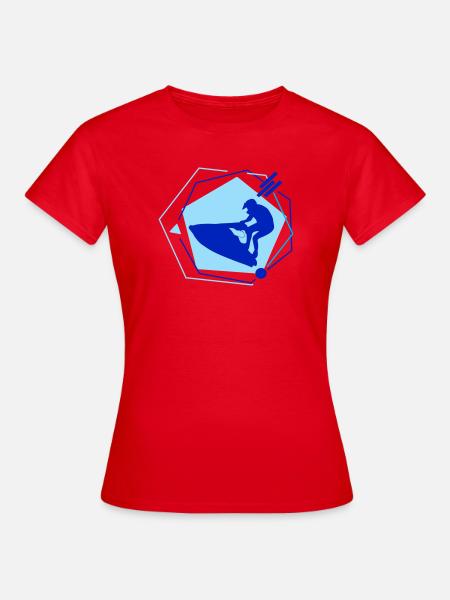Jetski - Frauen T-Shirt - Rot